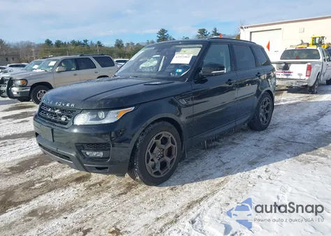 2016 Land Rover Range Rover Sport 5.0L V8 Supercharged/5.0L V8 Supercharged Dynamic z USA, uszkodzony, nr VIN SALWR2EF7GA580384